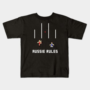 Aussie Rules Pixel Kids T-Shirt